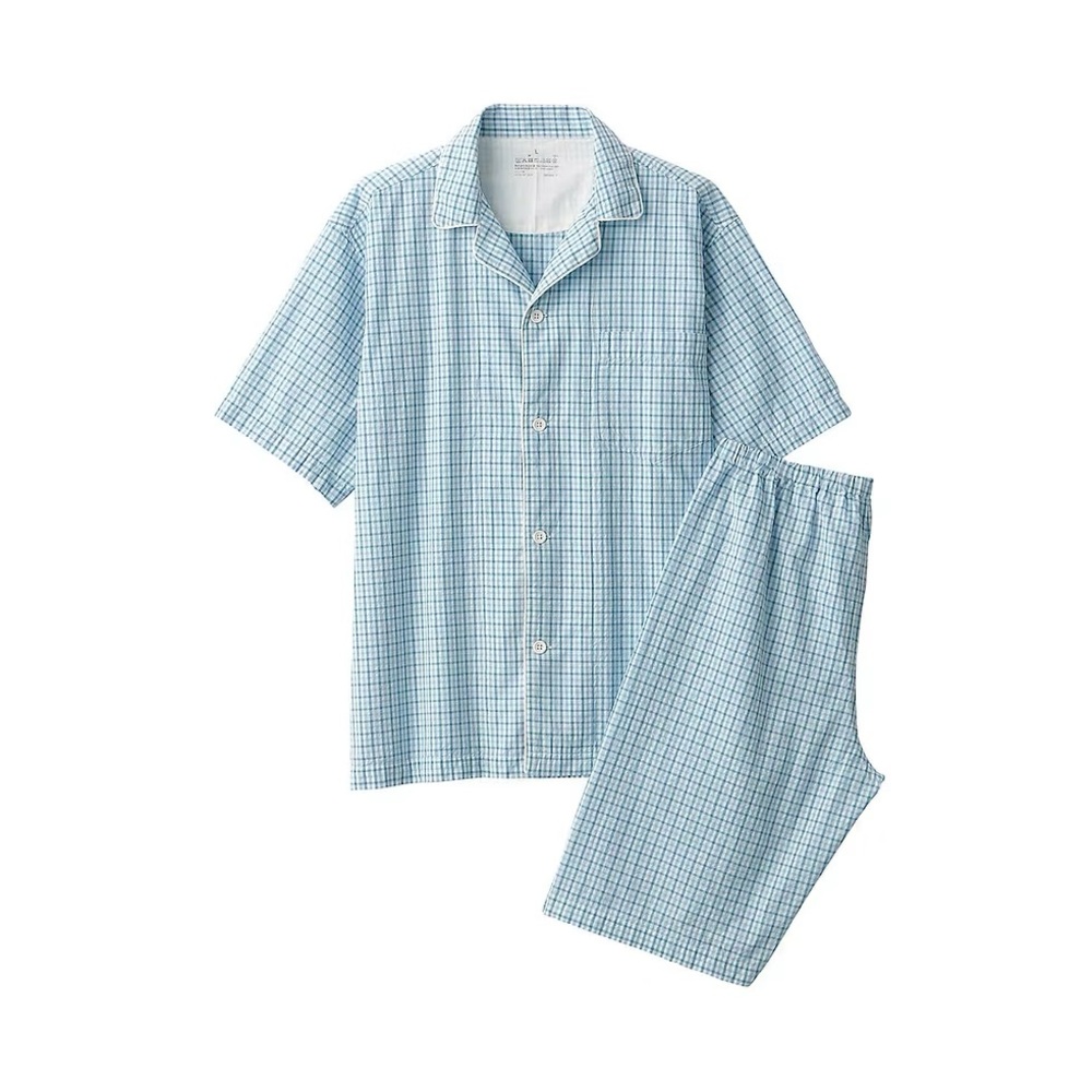 Muji Men’s Short-Sleeve Pajama Set